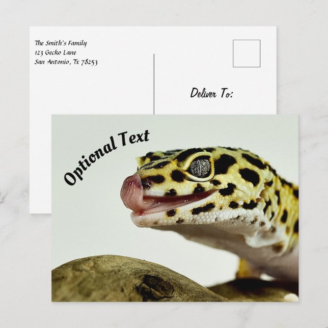 Leopard Gecko Postcard (Front/Back)