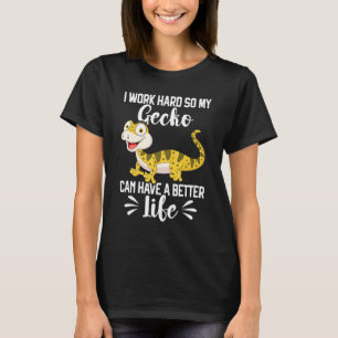 Leopard Gecko Reptile Cute Lizard Pet Gecko Keepe T-Shirt