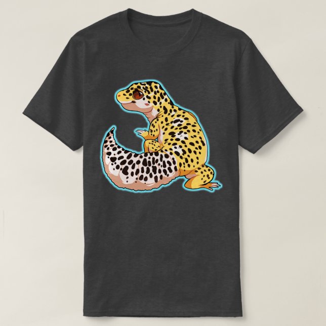 Leopard Gecko Reptile T-Shirt (Design Front)