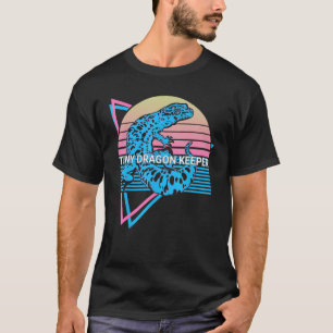Leopard Gecko Retro Tiny Dragon Keeper T-Shirt