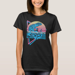Leopard Gecko Retro Tiny Dragon Keeper T-Shirt