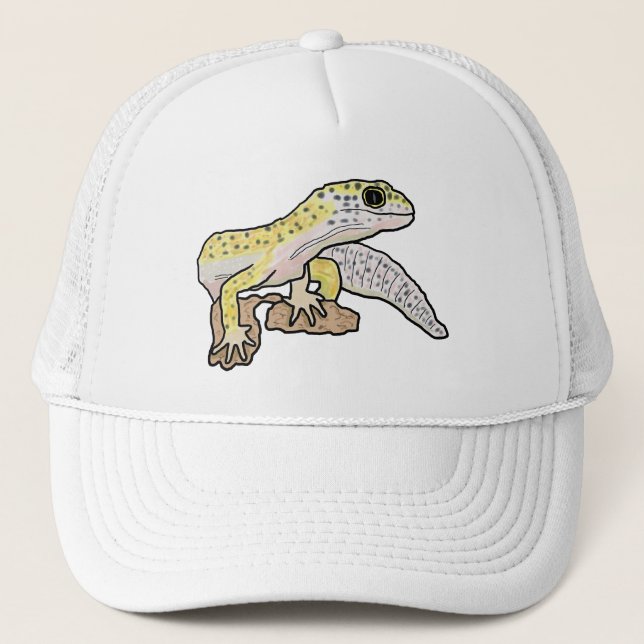 Leopard Gecko Trucker Hat (Front)