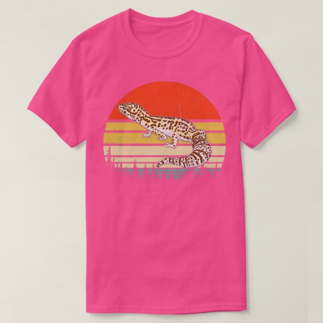 Leopard Gecko Vintage Version T-Shirt (Design Front)