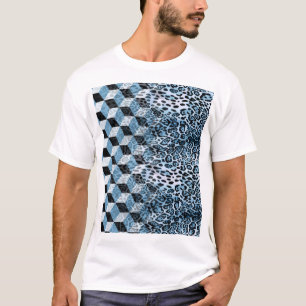 Leopard Geometric, Animal Skin Design. T-Shirt