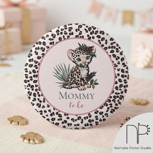 Leopard Girl Cub Pink Pin