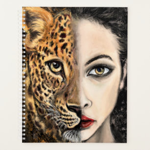 Leopard Girl - Emotion Planner - Painting
