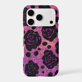 Leopard Glitter Rhinestone iPhone Case | Y2K Glam