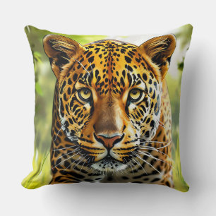 Leopard Glow ❄️ Wild Safari Chic Cushion