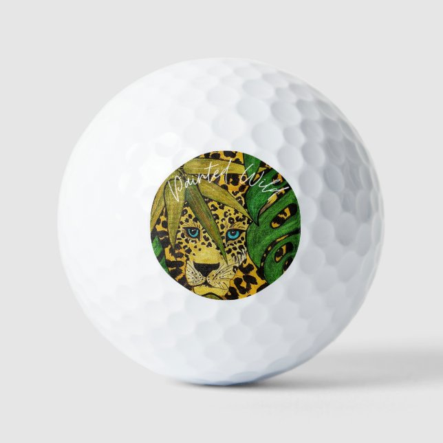 Leopard Golf Balls (Front)