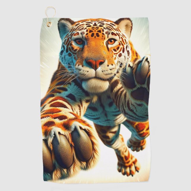 Leopard Golf Towel (Front)