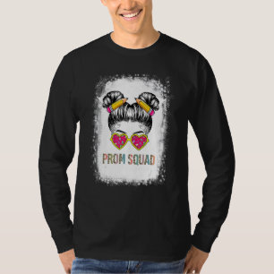 Leopard Graphic Prom Squad 2022 Senior Grad Gradua T-Shirt