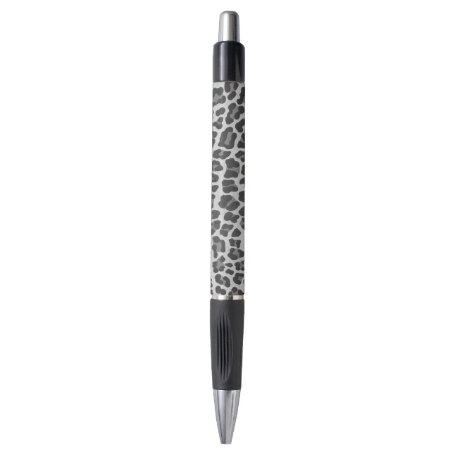 Leopard Grey and Light Grey Print (Front Vertical)