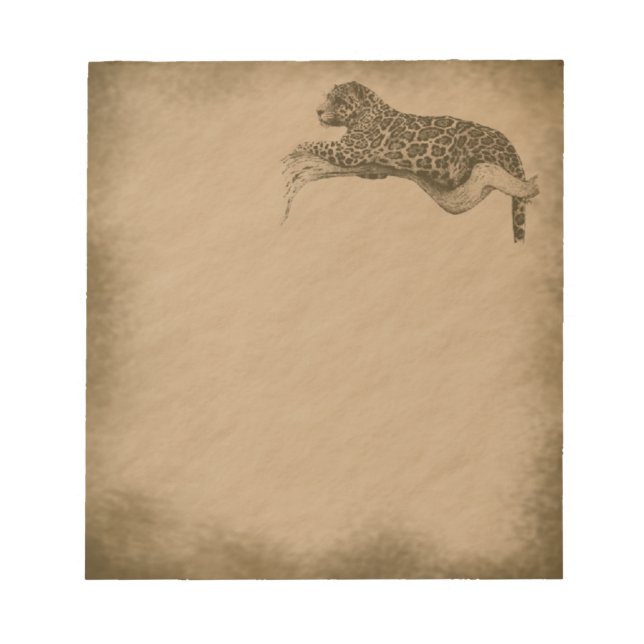 Leopard-grunge Notepad (Front)