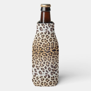 Leopard hair bottle cooler
