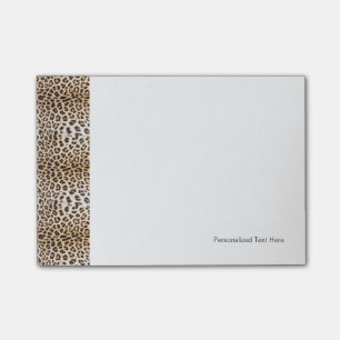 Leopard hair post-it notes