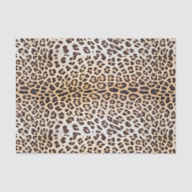 Leopard hair tissue paper (Front)