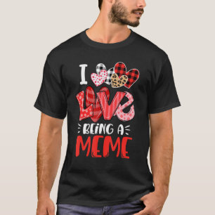Leopard Happy Mothers Day I Love Being A Meme Buff T-Shirt