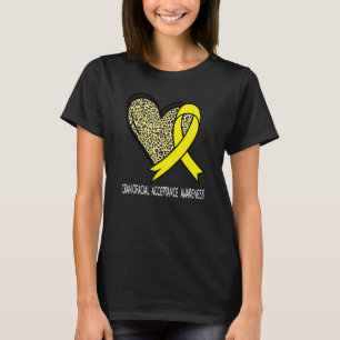 Leopard Heart Craniofacial Acceptance Awareness Ye T-Shirt
