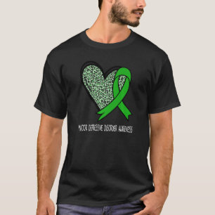 Leopard Heart Major Depressive Disorder Awareness  T-Shirt