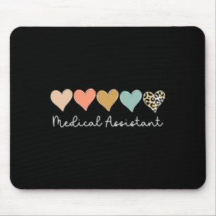 Leopard Hearts Valentines Day For Team Medical As  Mouse Mat