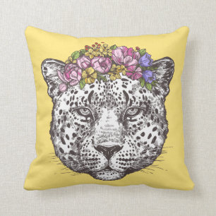 Leopard Hippie Chic Cushion