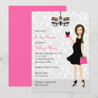 Leopard Hot Pink Pregnant Mum Baby Shower