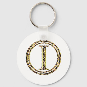 leopard I Key Ring