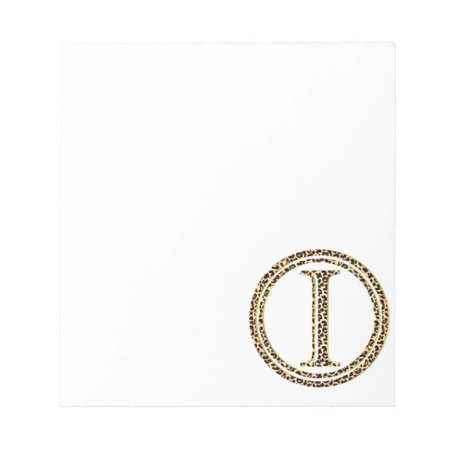 leopard I Notepad (Front)