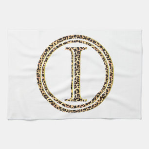 leopard I Tea Towel