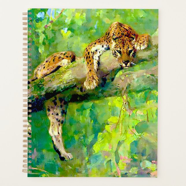 Leopard in a Tree by Arthur Wardle   Planner (Front)