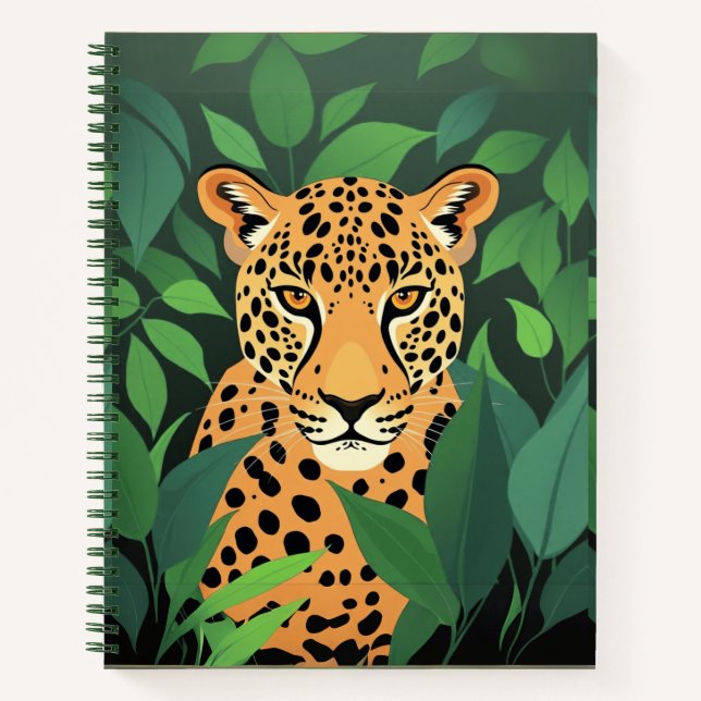 Leopard in the Jungle Journal (Front)