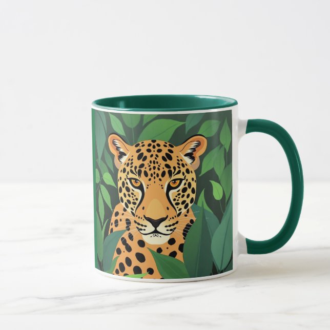 Leopard in the Jungle  Mug (Right)
