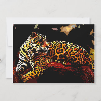 Leopard Invitation