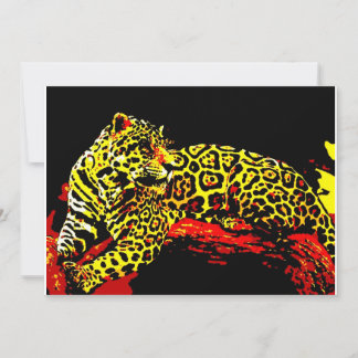 Leopard Invitation