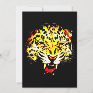 Leopard Invitation