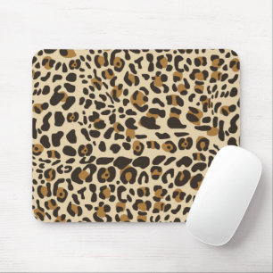 Leopard Jaguar Animal Print Pattern Mouse Mat