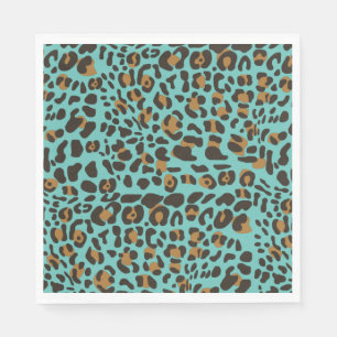Leopard Jaguar Animal Print Pattern Napkin