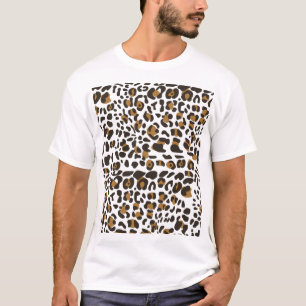 Leopard Jaguar Animal Print Pattern T-Shirt