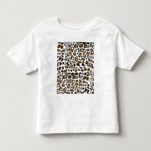 Leopard Jaguar Animal Print Pattern Toddler T-Shirt