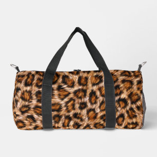 Leopard Jaguar Cat Brown Fur Pattern-24609 Duffle Bag