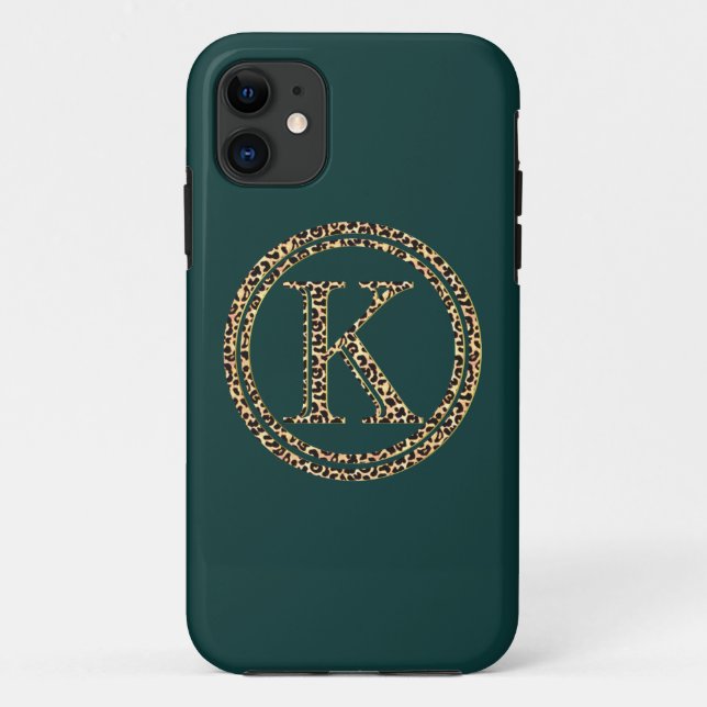 Leopard K Case-Mate iPhone Case (Back)