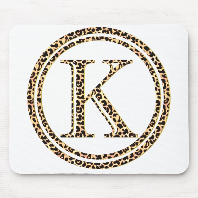 Leopard K Mouse Mat (Front)