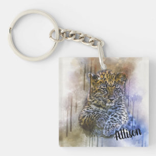 Leopard Key Ring