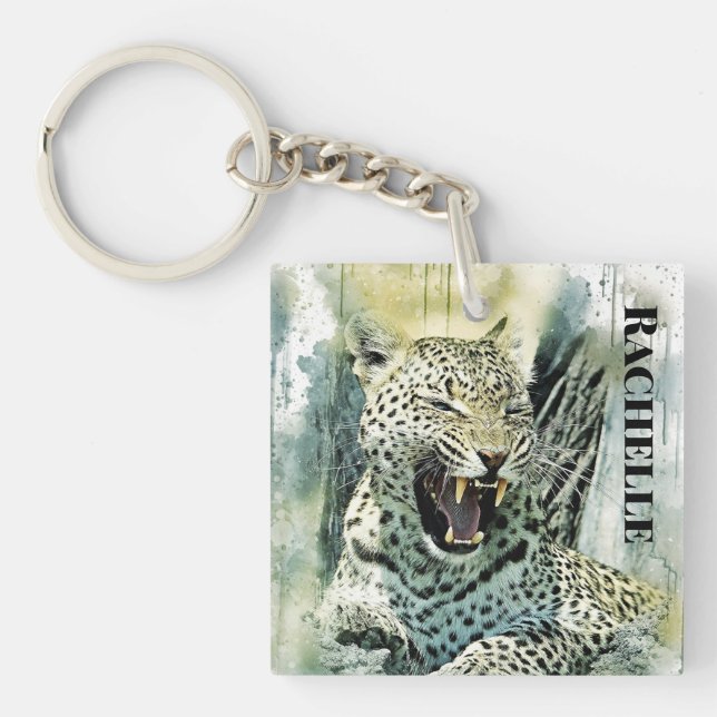 Leopard Key Ring (Front)