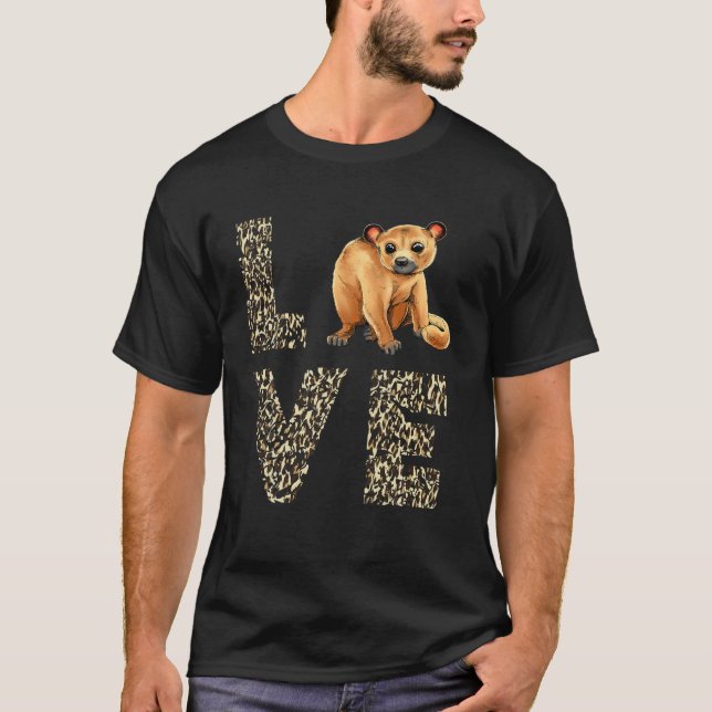 Leopard Kinkajou Love Honey Bear Night Walker Kink T-Shirt (Front)