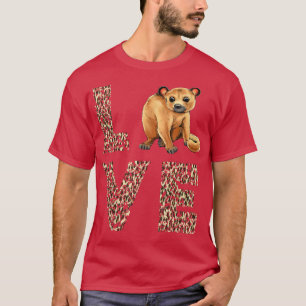 Leopard Kinkajou Love Honey Bear Night Walker Kink T-Shirt