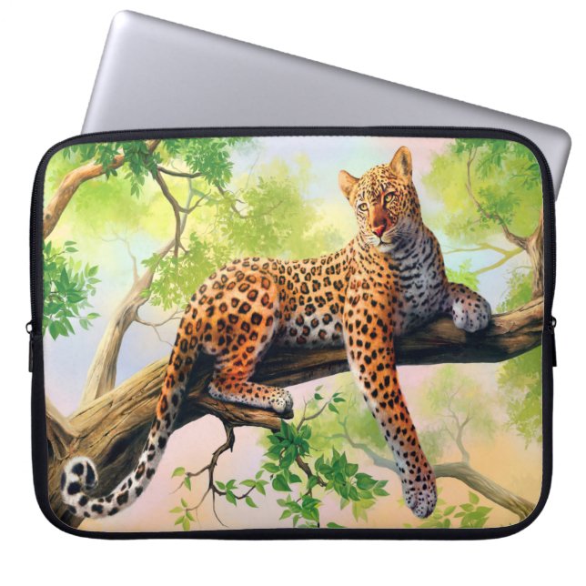 Leopard Laptop Sleeve (Front)