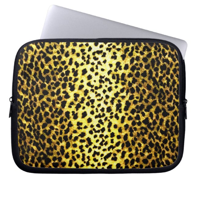 Leopard Laptop Sleeve (Front)
