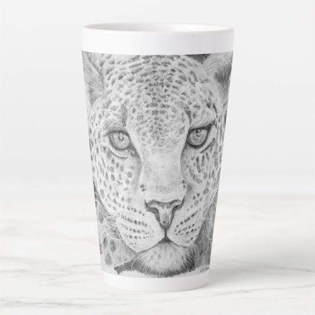 Leopard Latte Mug (Front)