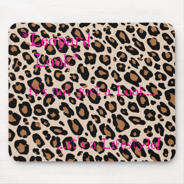 *Leopard Look* Mouse Mat (Front)